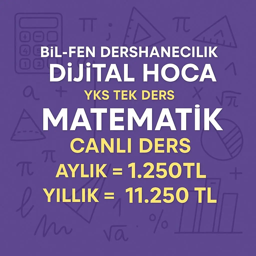YKS MATEMATİK CANLI DERS 