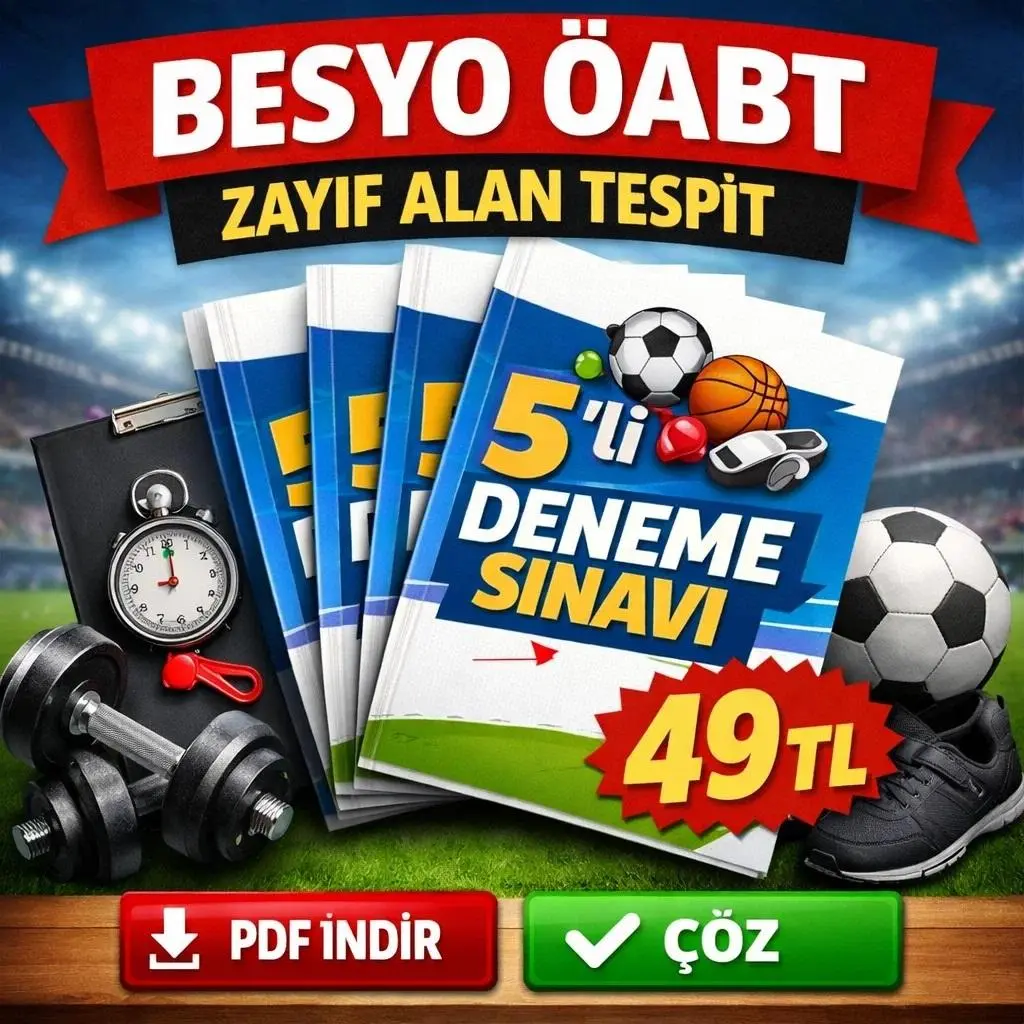 BESYO &Ouml;ABT ZAYIF ALAN TESPİT 5 Lİ DENEM SINAVI 