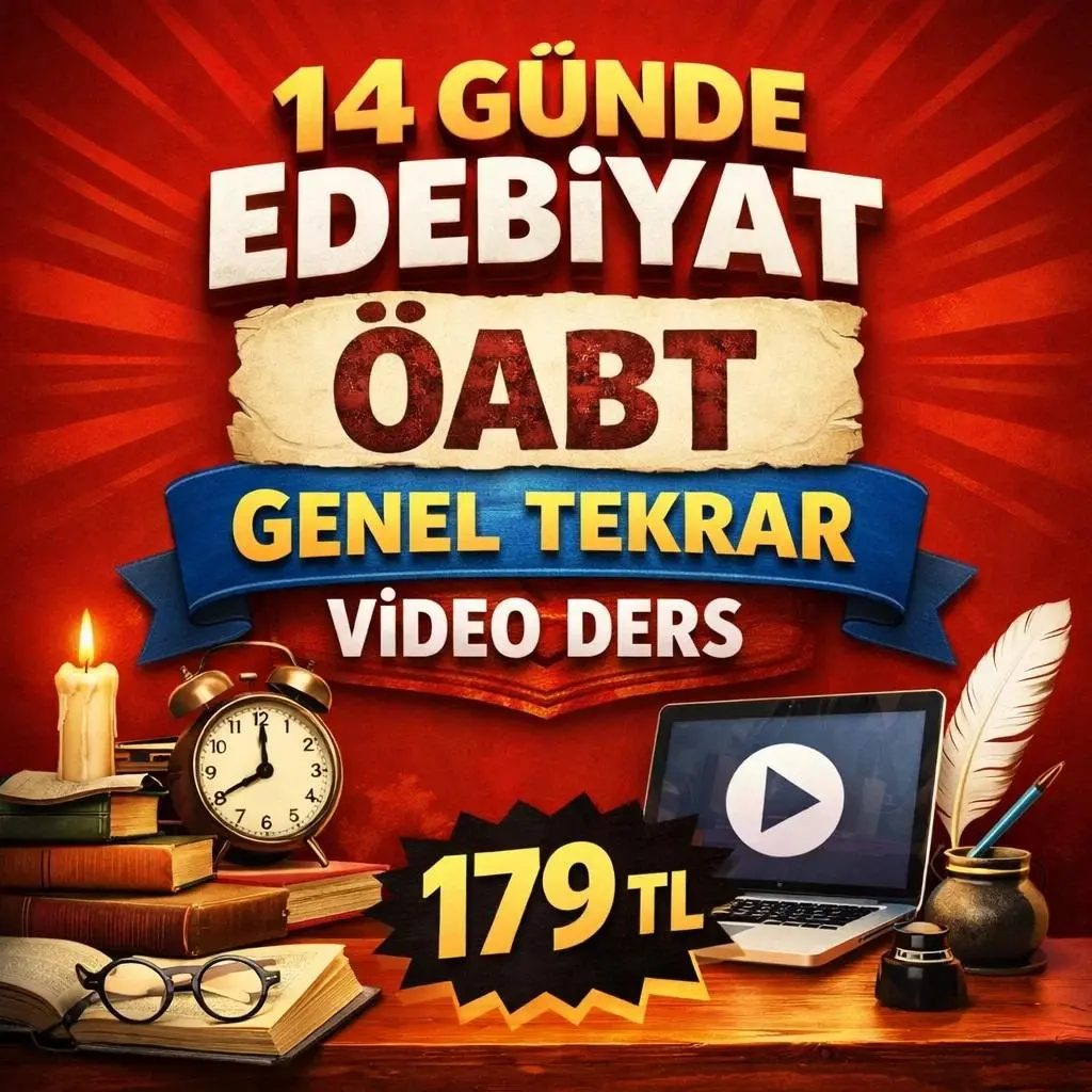 14 G&Uuml;NDE EDEBİYAT &Ouml;ABT GENEL TEKRAR VİDEO DERS