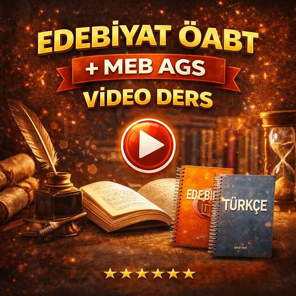EDEBİYAT &Ouml;ABT VİDEO DERS +  MEB-AGS VİDEO DERS 
