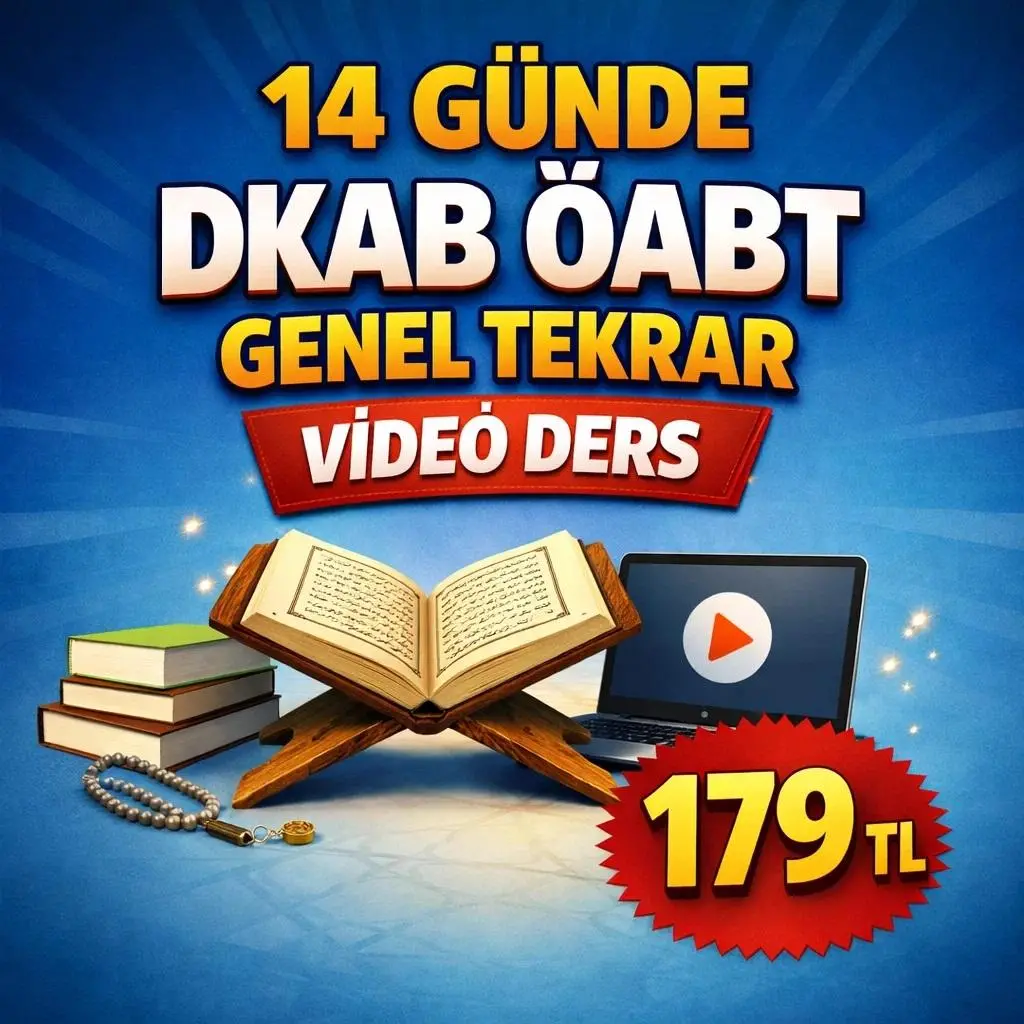 14 G&Uuml;NDE DİN K&Uuml;LT&Uuml;R&Uuml; VE AHLAK BİLGİSİ  GENEL TEKRAR &Ouml;ABT VİDEO DERS