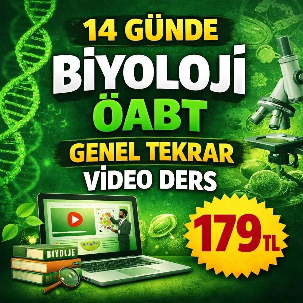 14 G&Uuml;NDE GENEL TEKRAR + BİYOLOJİ &Ouml;ABT VİDEO DERS