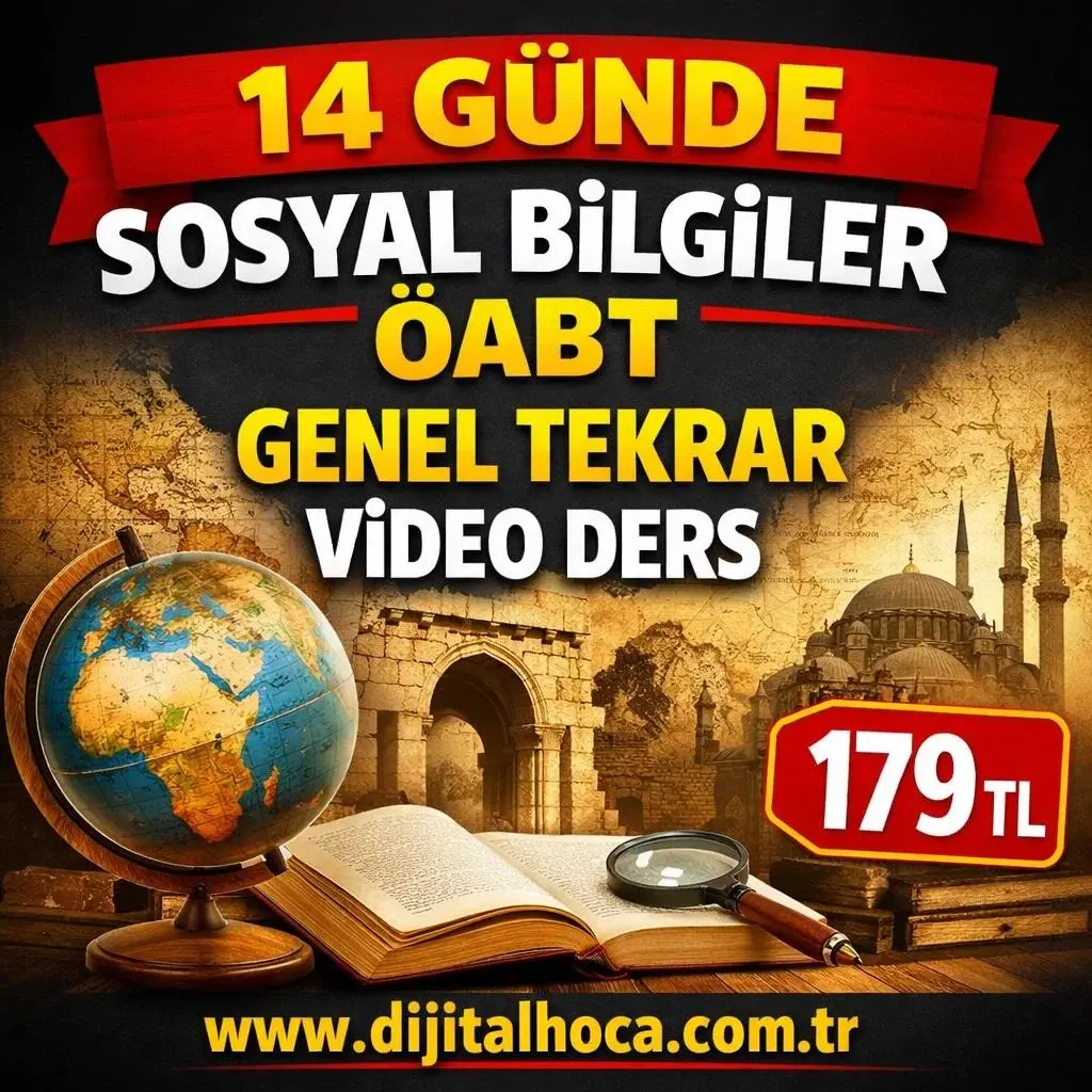 14 G&Uuml;NDE GENEL TEKRAR + SOSYAL BİLGİLER &Ouml;ABT VİDEO DERS