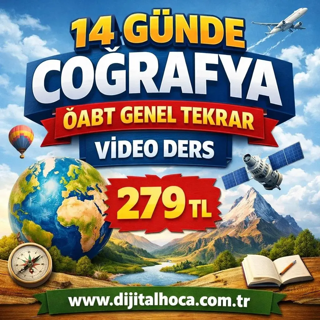 14 G&Uuml;NDE GENEL TEKRAR + COĞRAFYA  &Ouml;ABT VİDEO DERS