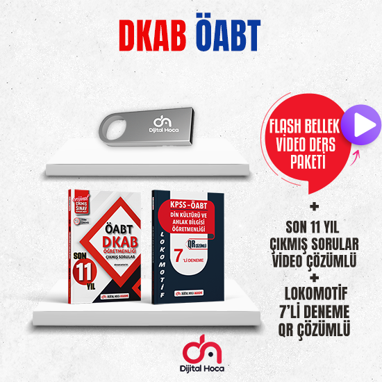 Dijital Hoca ÖABT DKAB Son 11 Yıl Çıkmış Sorular+Lokomotif 7