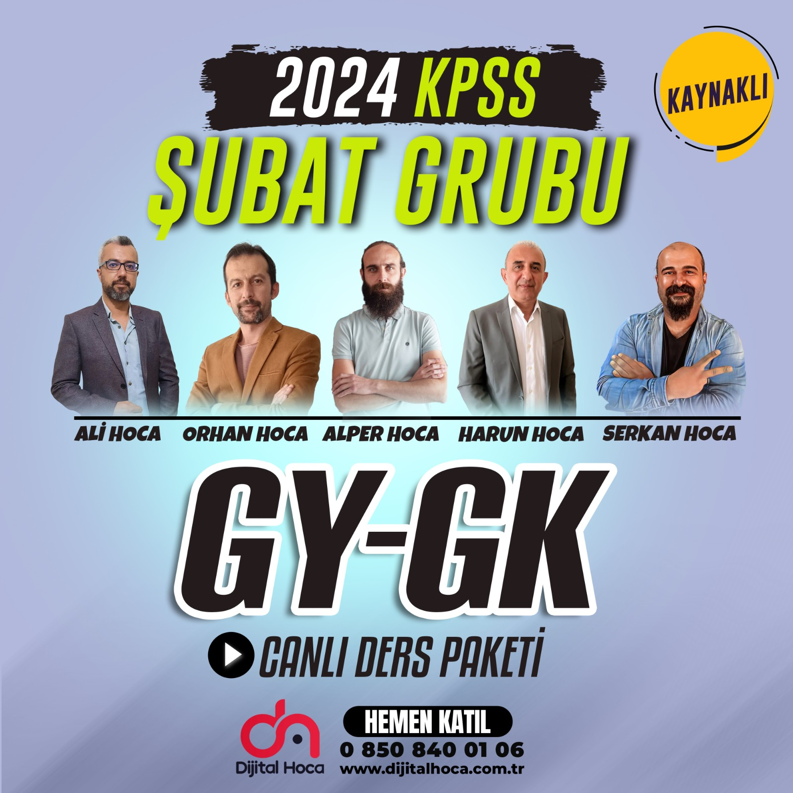 GY-GK Şubat Grubu Canlı Ders Avantaj Paketi 2024