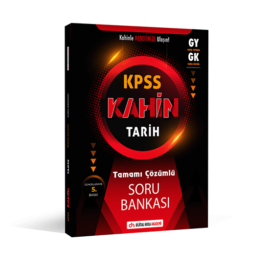 KPSS 2024 Genel Kültür Kahin Tarih Tamamı Çözümlü Soru Bankası Dijital Hoca Akademi