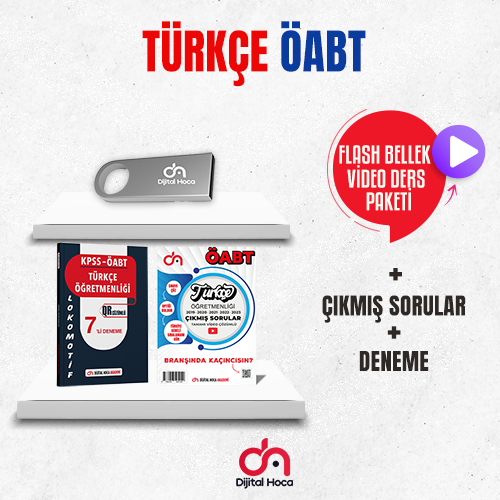Dijital Hoca 2024 ÖABT Türkçe Son Beş Yıl Çıkmış Sorular+Lokomotif 7