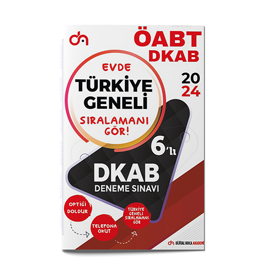 Dijital Hoca 2024 ÖABT DKAB Türkiye Geneli PDF Çözümlü Kurumsal 6
