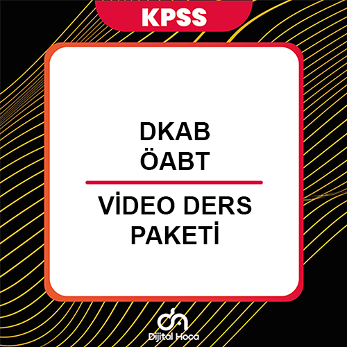 2022 DKAB Video Ders Paketi + Soru Analiz Kampı