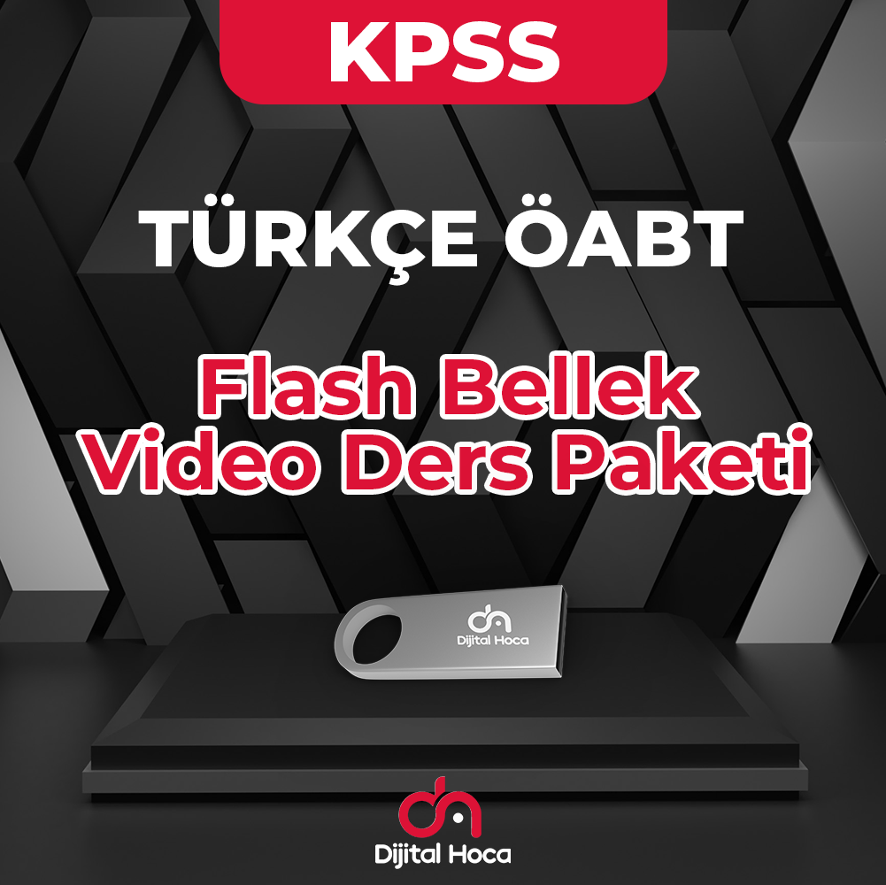 Türkçe ÖABT Flash Bellek Video Ders Paketi Dijital Hoca Akademi