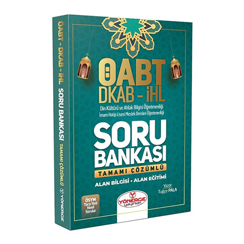 Yönerge Yayınları ÖABT Din Kültürü Öğretmenliği Çözümlü Soru Bankası