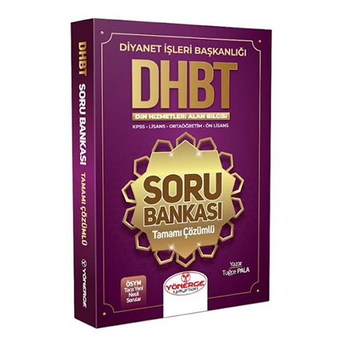 Yönerge DHBT Çözümlü Soru Bankası Yönerge Yayınları