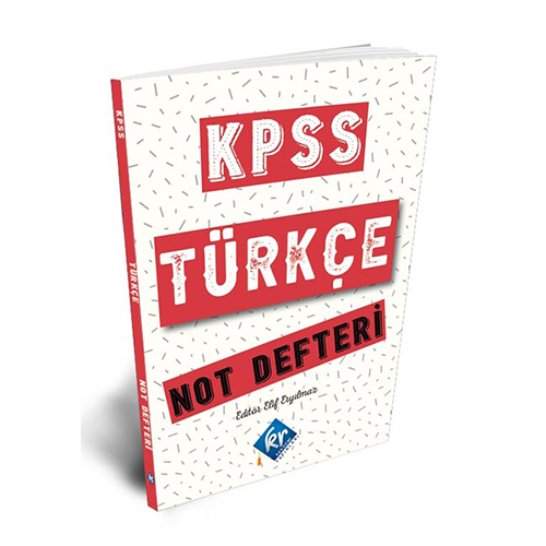 KR Akademi 2021 KPSS Türkçe Konu Anlatımlı Not Defteri 