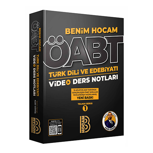 Benim Hocam Yayınları 2022 ÖABT Türk Dili ve Edebiyatı Öğretmenliği Video Ders Notları