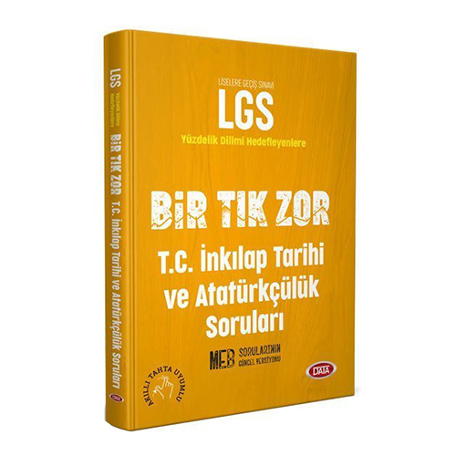 Data Yayınları LGS Bir Tık Zor T.C. İnkılap Tarihi ve Atatürkçülük Soruları