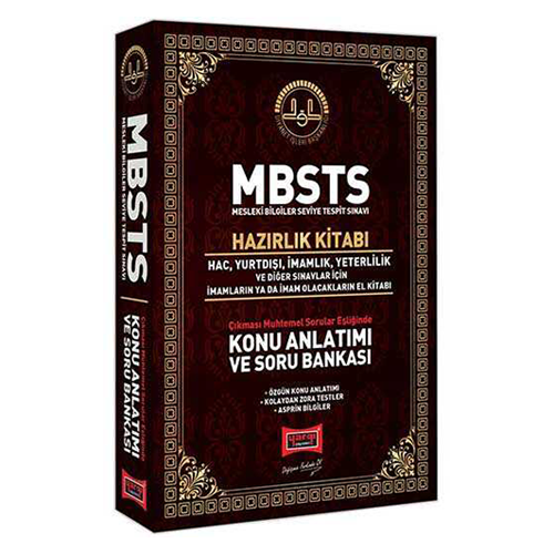 ​Yargı Yayınları MBSTS Konu Anlatımı ve Soru Bankası Hazırlık Kitabı