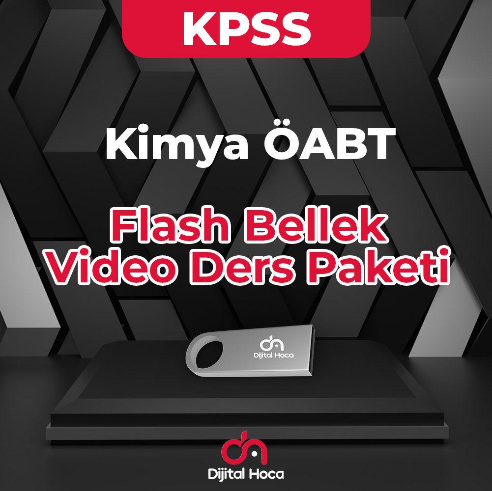 Kimya ÖABT Flash Bellek Video Ders Paketi Dijital Hoca Akademi
