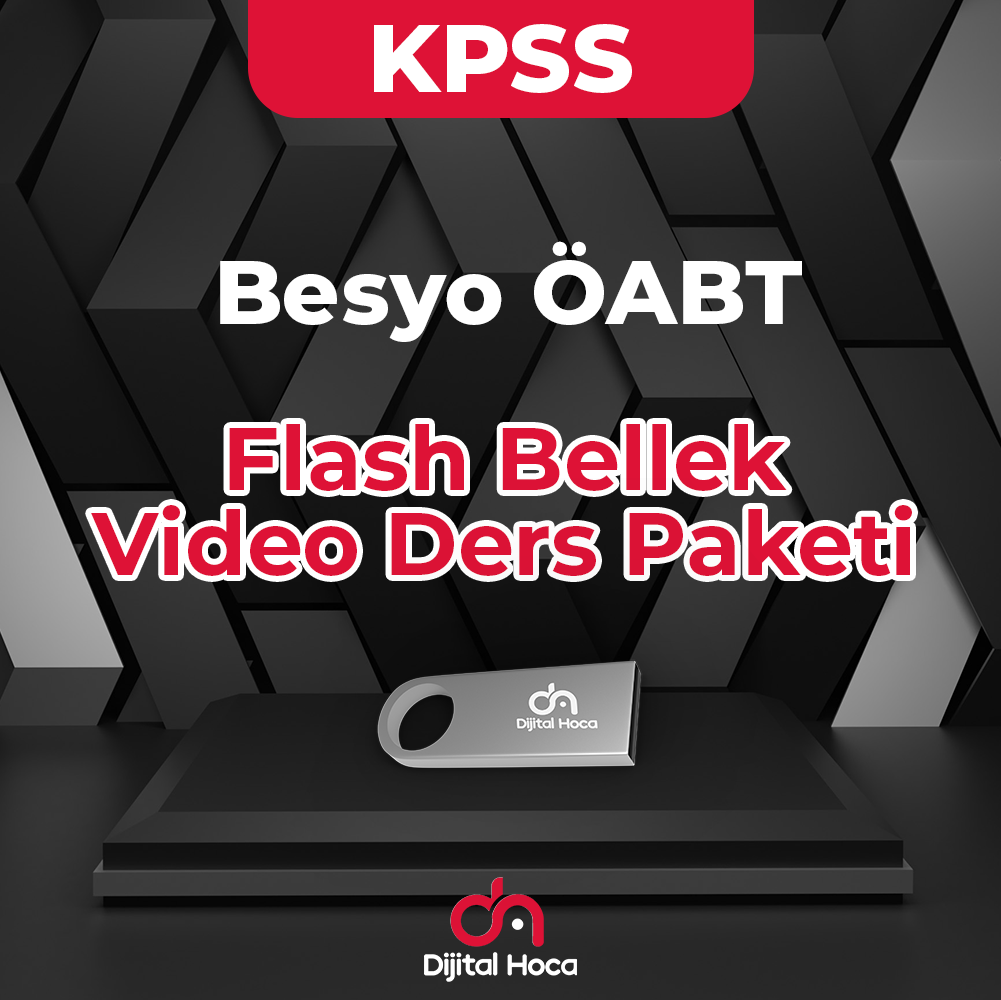 Besyo ÖABT Flash Bellek Video Ders Paketi Dijital Hoca Akademi