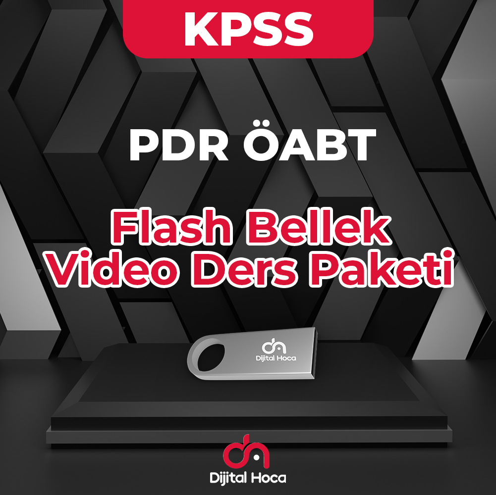 PDR ÖABT Flash Bellek Video Ders Paketi Dijital Hoca Akademi