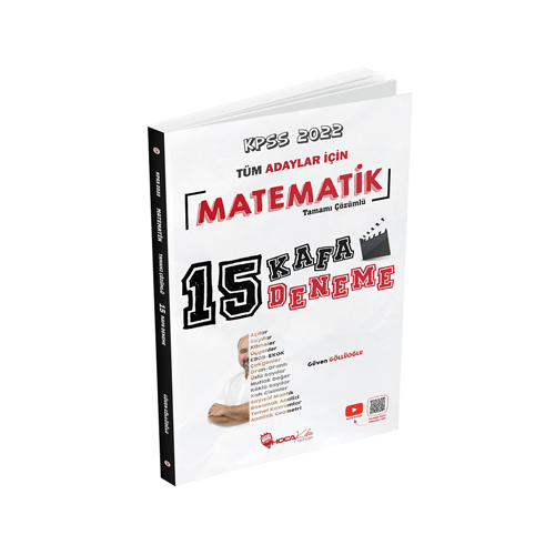 2022 KPSS Matematik 15 Kafa Deneme Çözümlü Hoca Kafası Yayınları