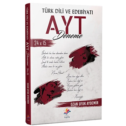 Dizgi 2022 AYT Türk Dili ve Edebiyatı 24x15 Deneme Dizgi Kitap