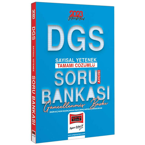 Yargı 2023 DGS Sayısal Yetenek Soru Avcısı Soru Bankası Çözümlü Yargı Yayınları