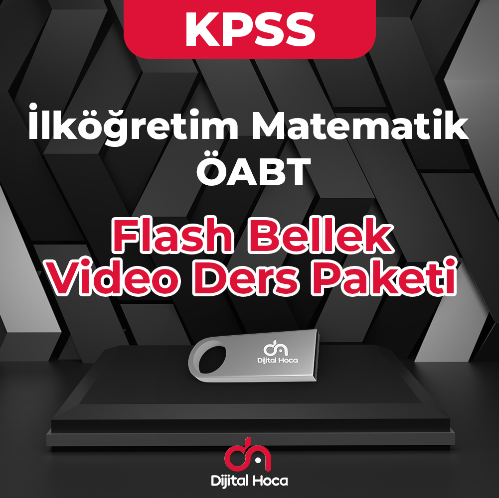 İlköğretim Matematik ÖABT Flash Bellek Video Ders Paketi Dijital Hoca Akademi