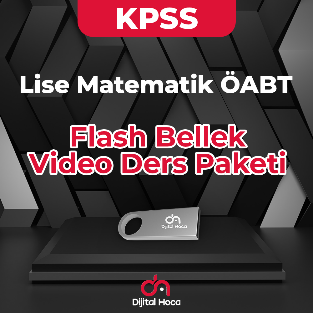 Lise Matematik ÖABT Flash Bellek Video Ders Paketi Dijital Hoca Akademi