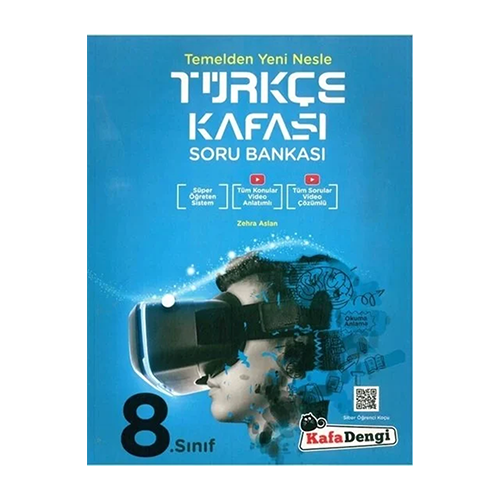 Kafadengi 8. Sınıf Türkçe Kafası Soru Bankası Kafadengi Yayınları
