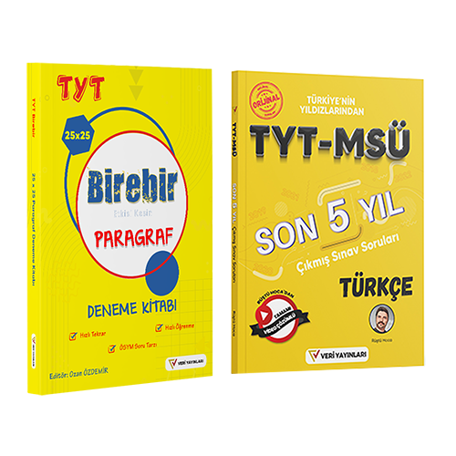 Veri TYT-MSÜ Türkçe Türkiye