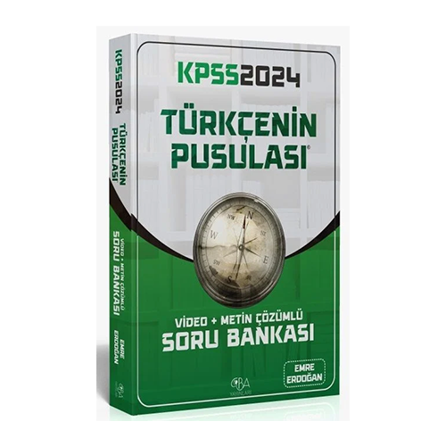 CBA Yayınları 2024 KPSS Türkçenin Pusulası Soru Bankası Çözümlü CBA Yayınları