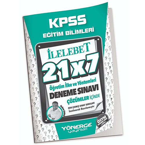 Yönerge KPSS Eğitim Bilimleri Öğretim İlke ve Yöntemleri 21x7 Deneme Çözümlü Yönerge Yayınları