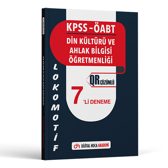 Dijital Hoca 2024 KPSS ÖABT DKAB Lokomotif Serisi QR Çözümlü 7
