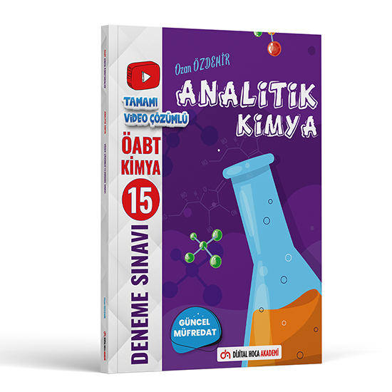 Dijital Hoca KPSS ÖABT 2024 Analitik Kimya Video Çözümlü 15 Branş Deneme Dijital Hoca Akademi