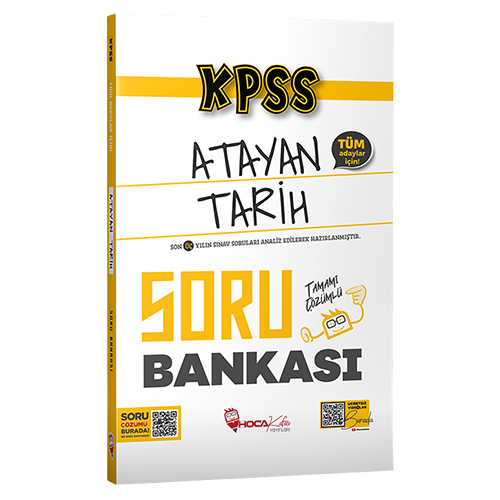 Hoca Kafası KPSS Tarih Atayan Soru Bankası Çözümlü Hoca Kafası Yayınları
