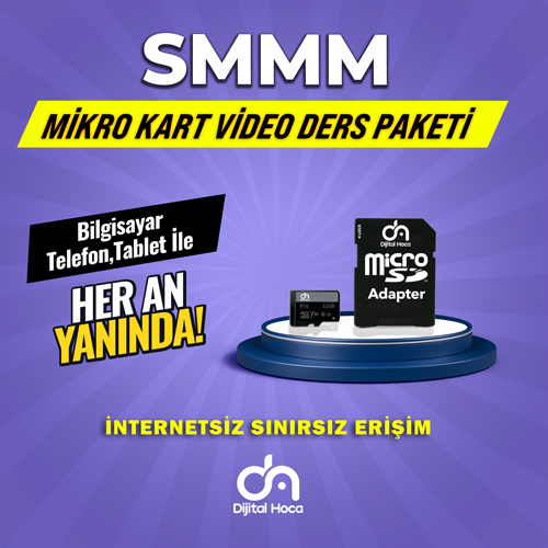 SMMM Micro Kart Video Ders Paketi Dijital Hoca Akademi