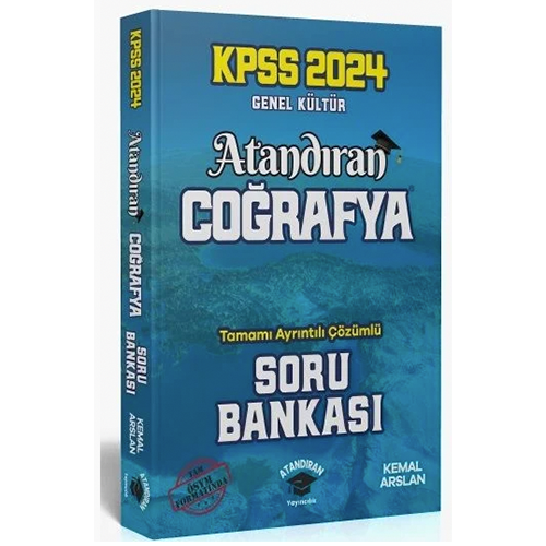 CBA Yayınları 2024 KPSS Coğrafya Atandıran Soru Bankası Çözümlü - Kemal Arslan CBA Yayınları