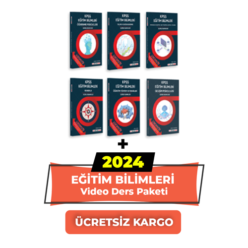 2024 Eğitim Bilimleri Video Ders Paketi+Lokomotif İleri Düzey Soru Bankası Seti
