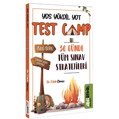 HocaWebde YDS YÖKDİL YDT Test Camp 30 Günde Tüm Sınav Stratejileri - Fatih Çömez HocaWebde Yayınları