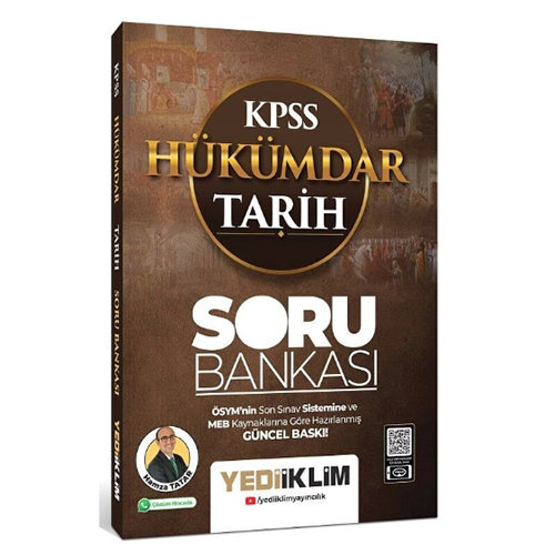 Yediiklim KPSS Tarih Hükümdar Soru Bankası - Hamza Tatar Yediiklim Yayınları